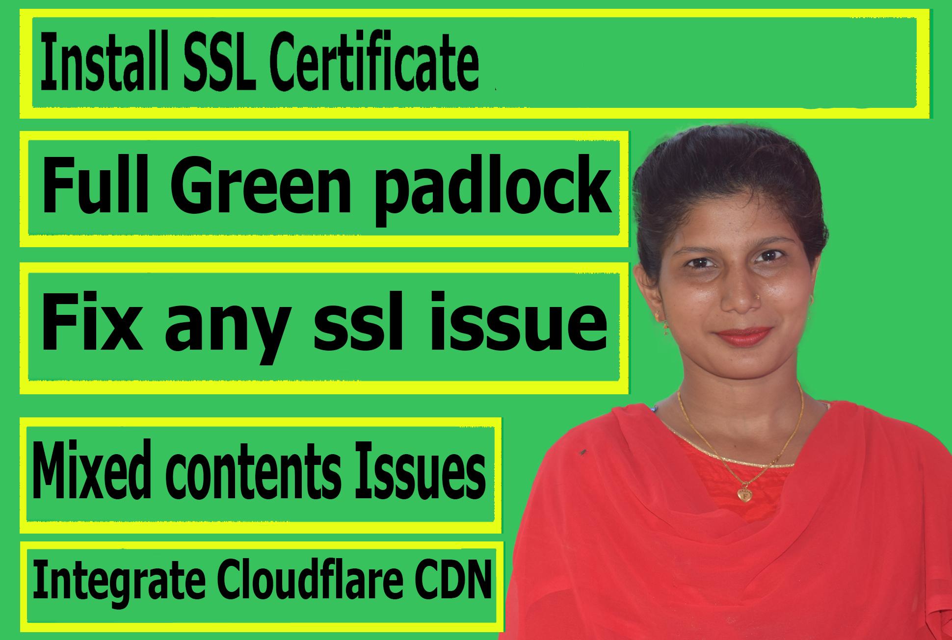 I'll Migrate Http To Https, Install Ssl Certificate,...