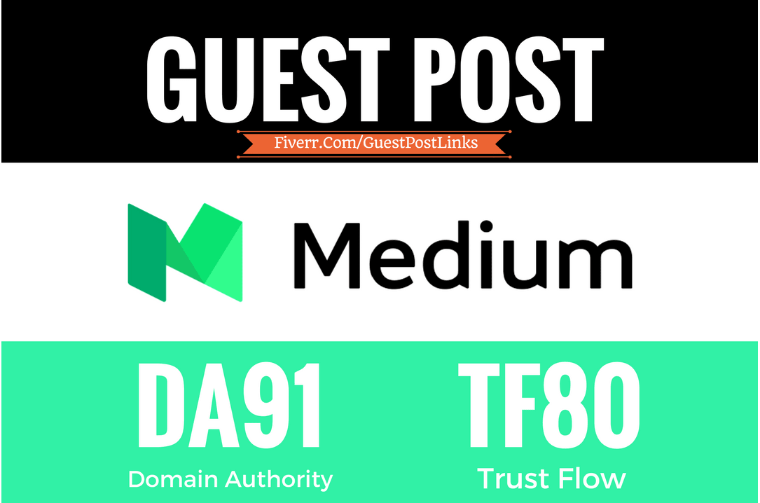 Post A Premium Guest Post Backlink On The Medium 90+ ...