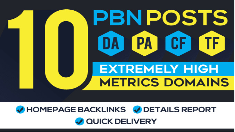 Providing 10 Powerful PBN Backlinks That Are Proven t...