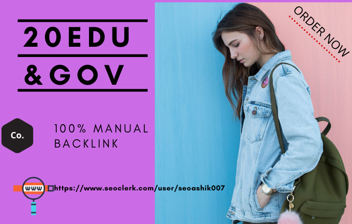 I will implement 20 powerful website edu gov backlink...