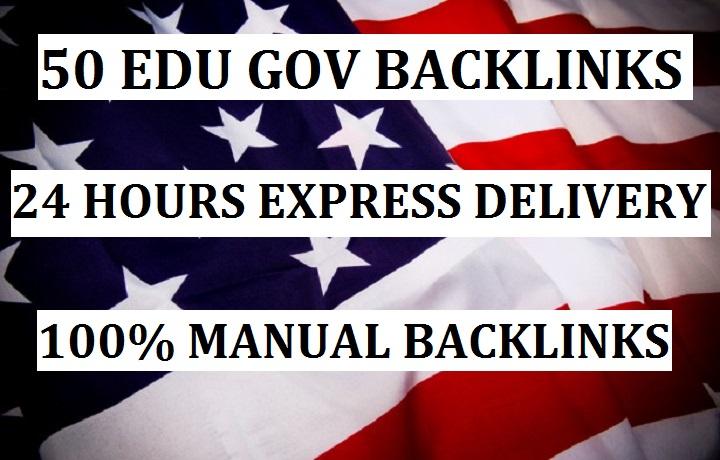 Create 50 EDU GOV Backlinks for your websites