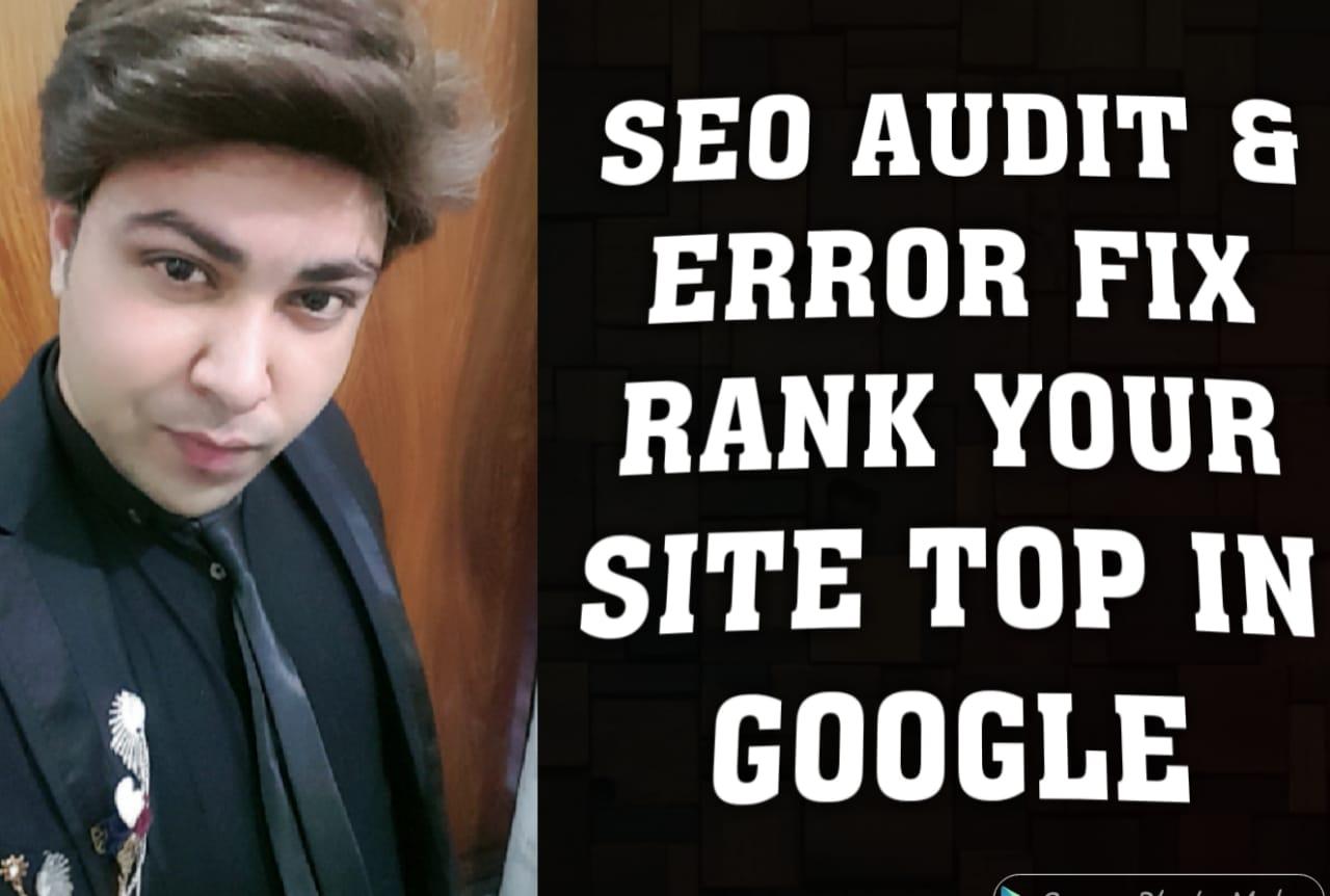 Find all SEO Errors Audit which stops your site top i...