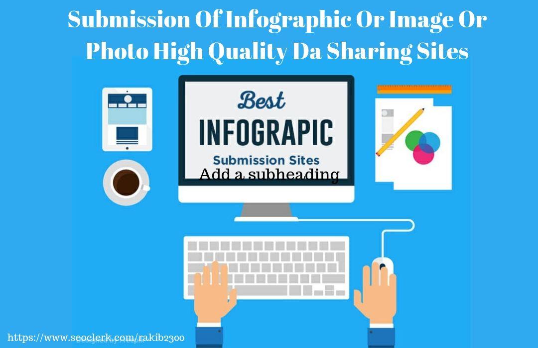 Submit your Image Or Infographic Submission In Top 30...