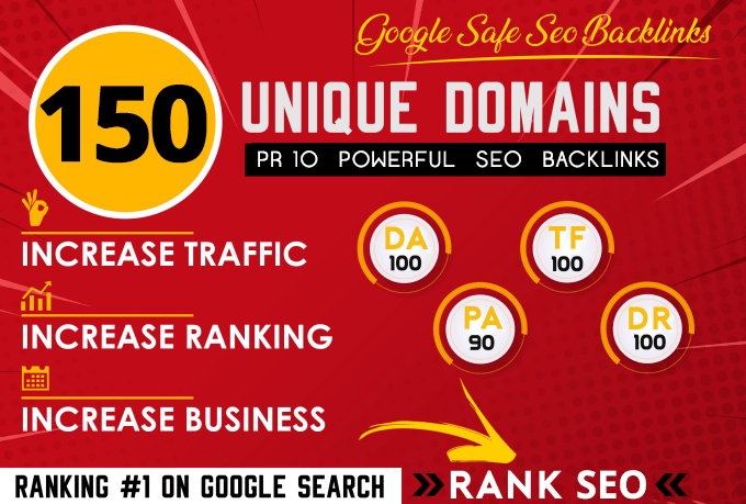build powerful 150 SEO backlinks on pr10 websites da1...