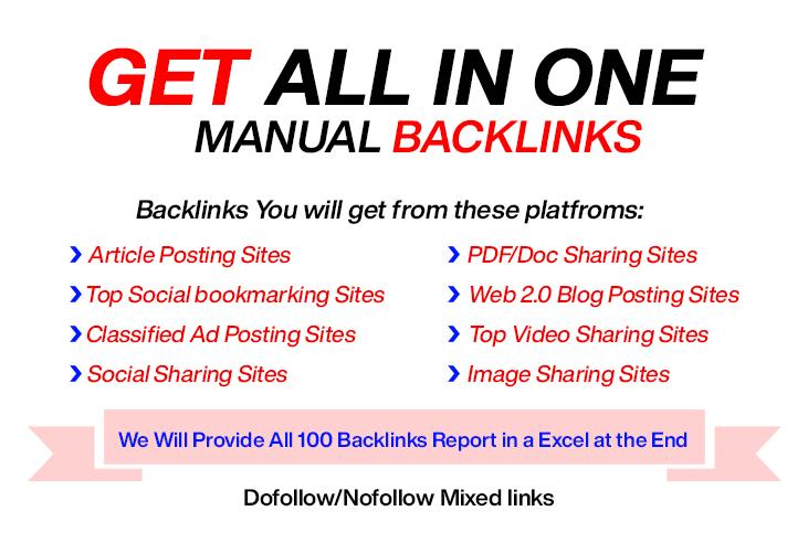 All in one SEO Manual Backlinks Building boost Your R...