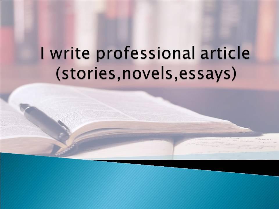 Get your 1000 words Articles Short stories, novels, ...