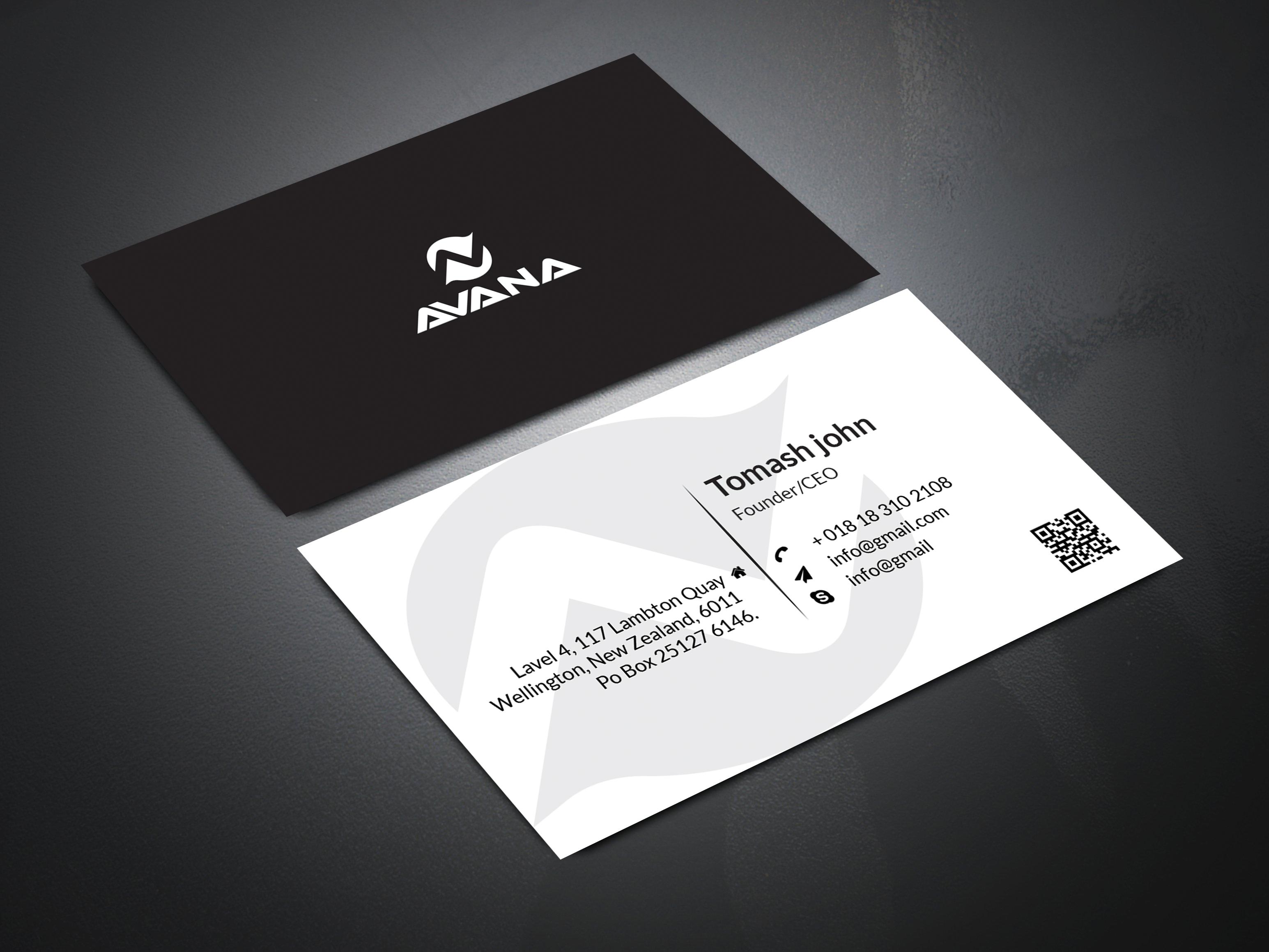 It's a smart color business card.