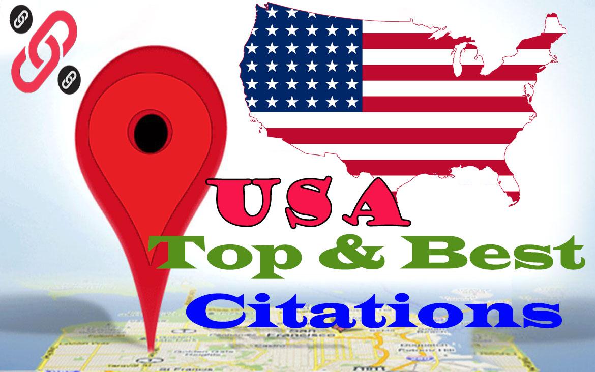 I Will Do 30 Powerful Top Live USA Citations Manually