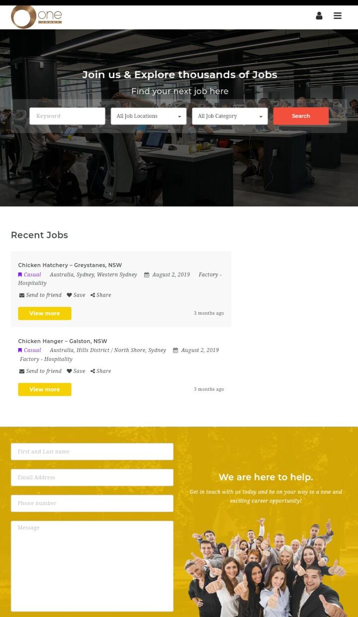 Create a fully functional job portal job and resume p...