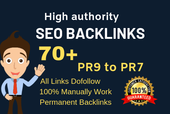 I will submit 70 pr9 da 90 high authority profile bac...