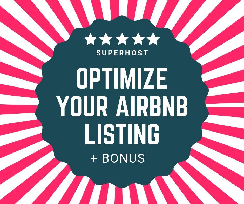 Airbnb Listing Optimization - Increase your Ranking &...