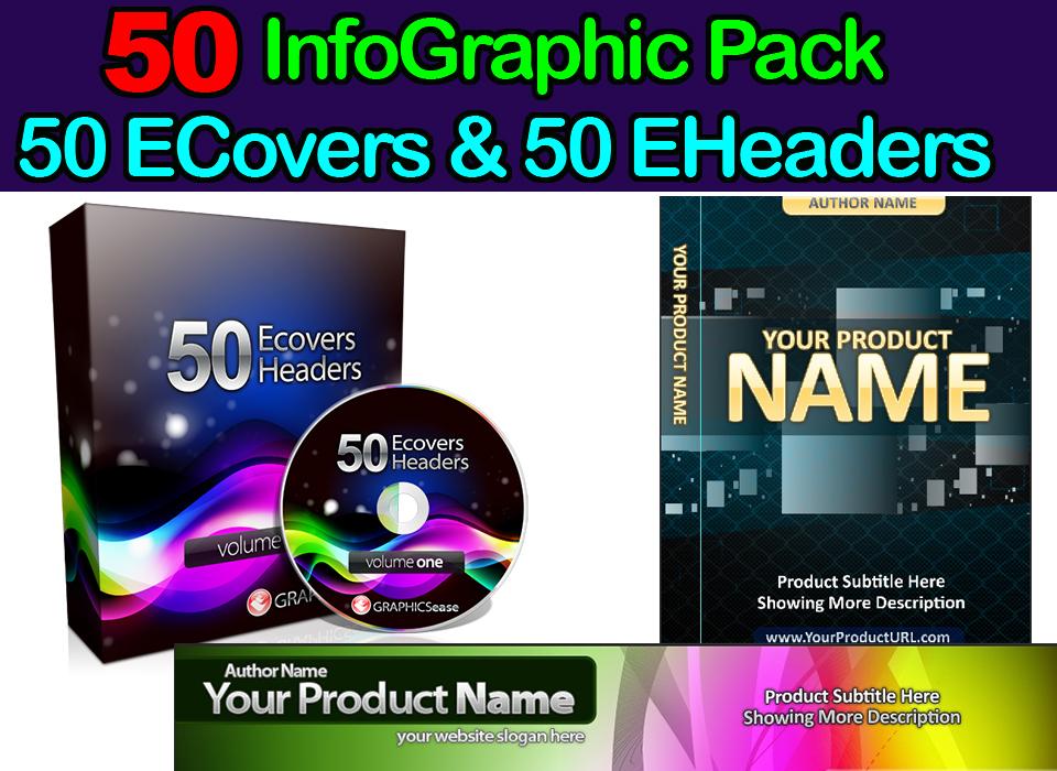 Get 50 Editable INFOGRAPHIC Pack 50 ecovers 50 eHeade...