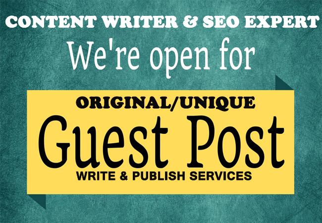 Guest Post Service on 2xDA40 PA30 with unique content