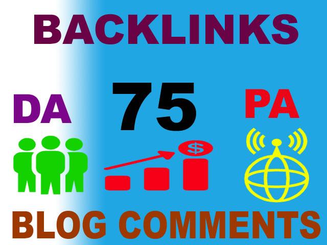 make 75 high authority quality SEO dofollow backlinks