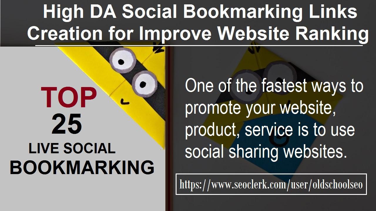 I Manually Submit Top 25 Social Media Bookmarking Bes...