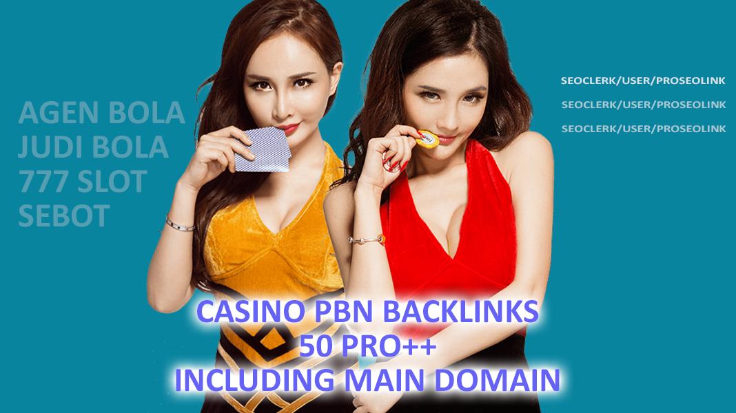 Do 50 Poker/Casino/gambling PBN Homepage Backlinks fr...