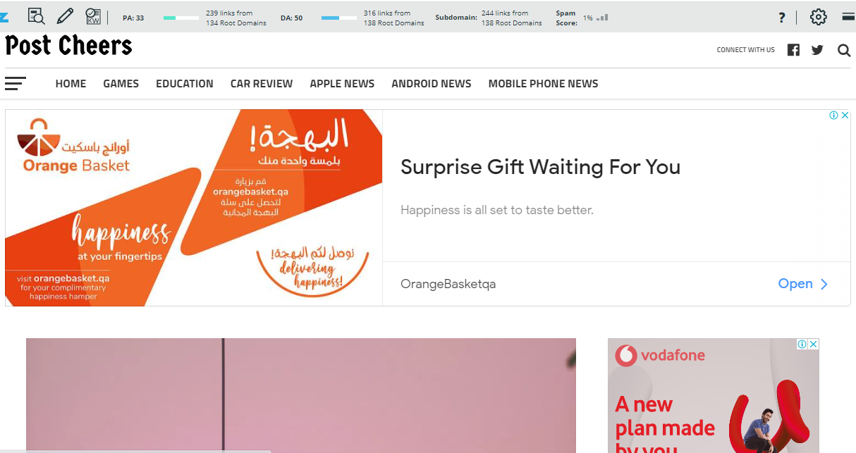 Guest Post from PostCheers. com with DA 50+ Do-Fallow...