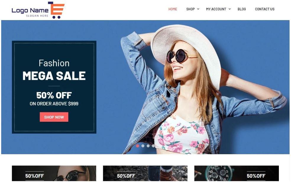 Create a responsive ecommerce wordpress website