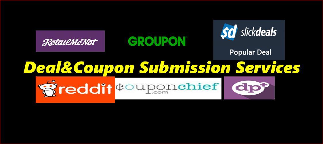 I can Submit and Promote Coupon Code and Deals on Tre...