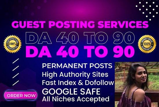 I Will Write and Publish Permanent Guest Post On Beha...