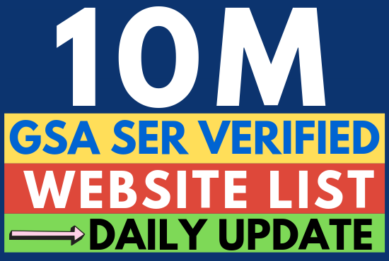 Updated 100,000, 00 Plus GSA Ser Verified Links list ...
