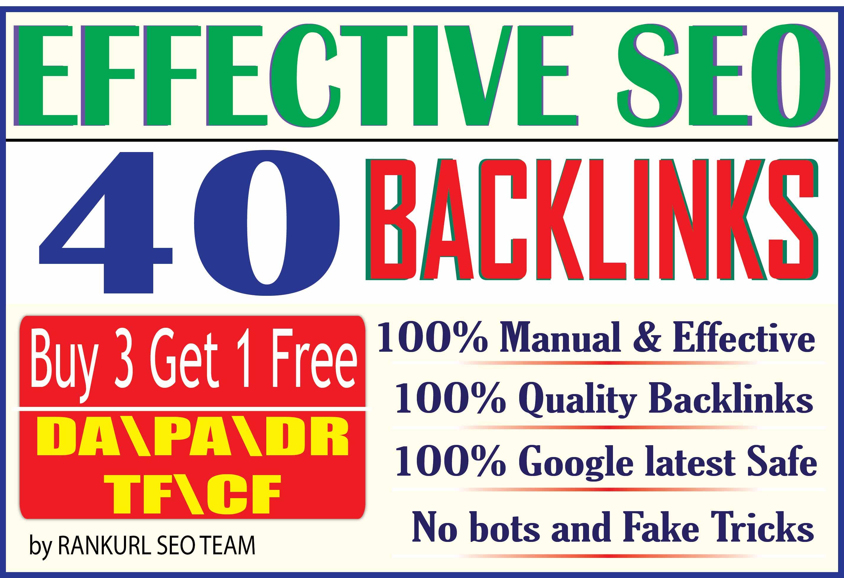Skyrocket your Ranking by 40 Manual High DA PA DR TF ...