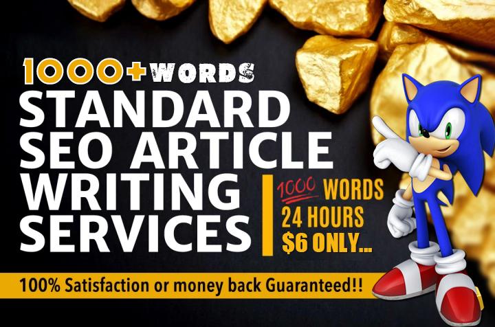 1000 Words UNIQUE Informative SEO Article Writing Ser...