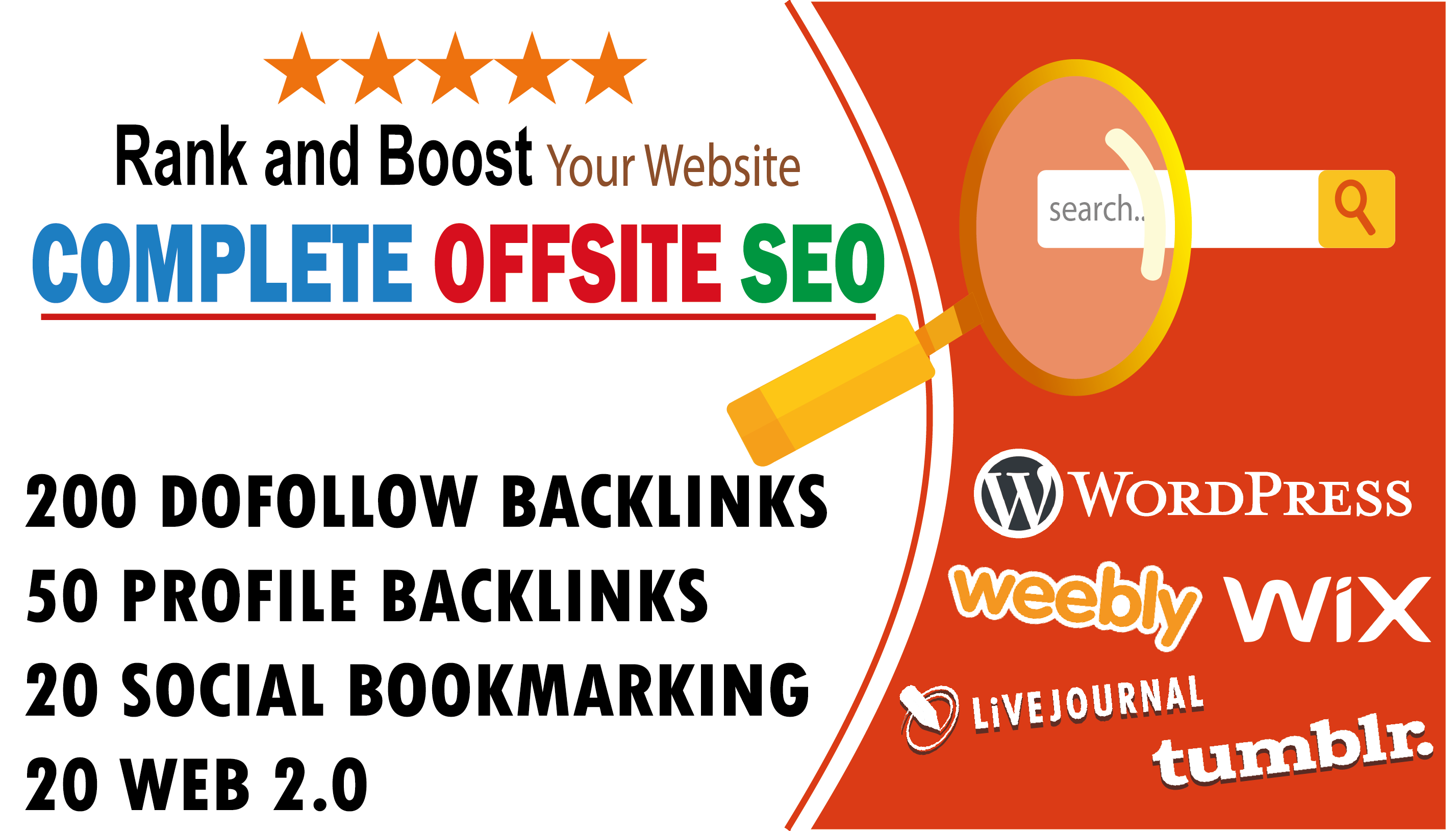 Manually Do 290 High Quality Backlinks Complete offsi...