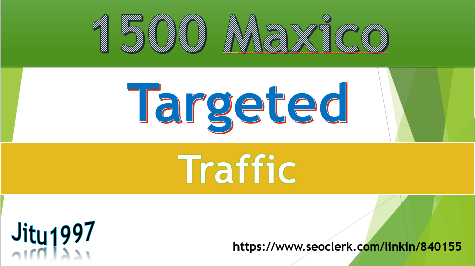 1500 TARGETED Human traffic to web or blog site and g...