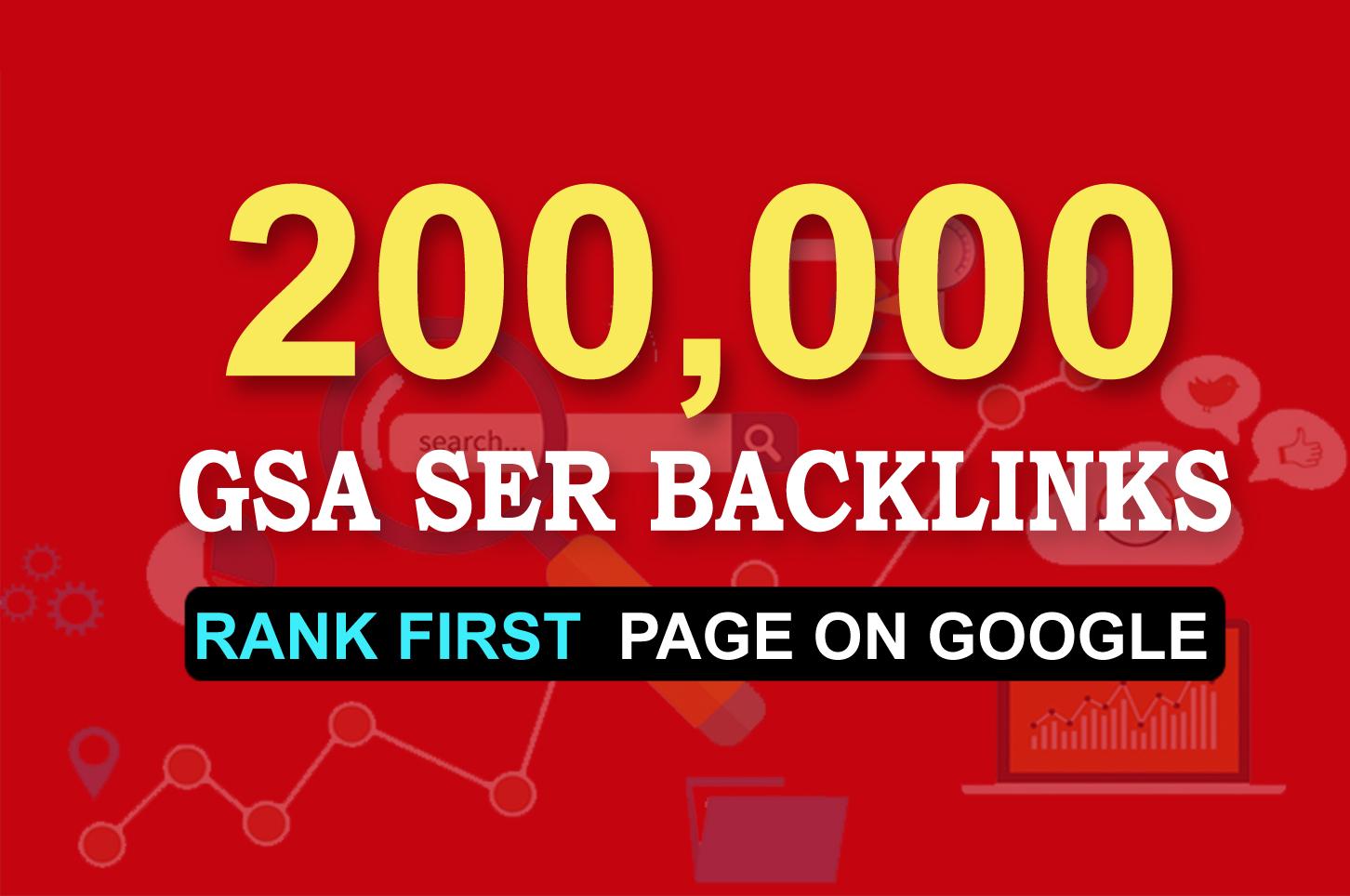 200K GSA SER High Quality & Powerful SEO Backlink...