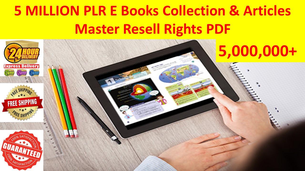 5,000,000 PLR articles collection over 1000 niches Am...