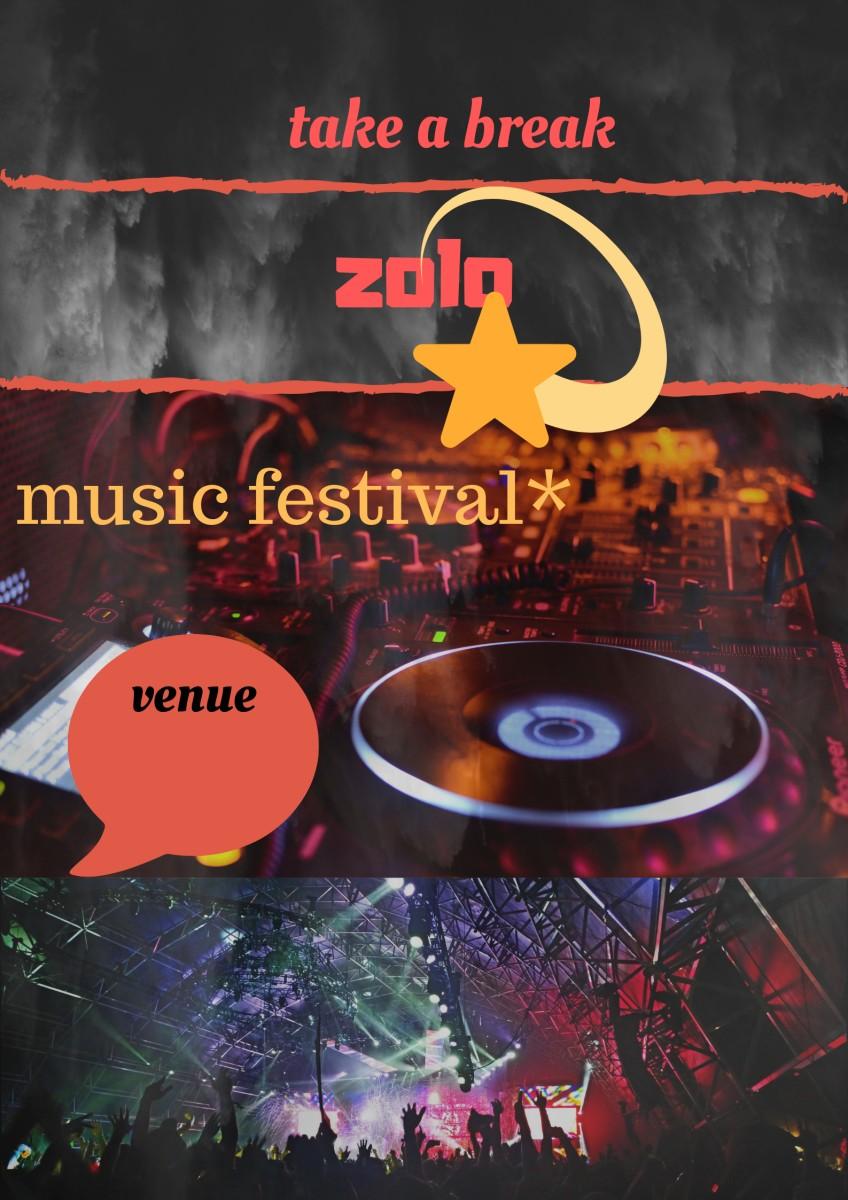 Flyer, posters and modern invitations