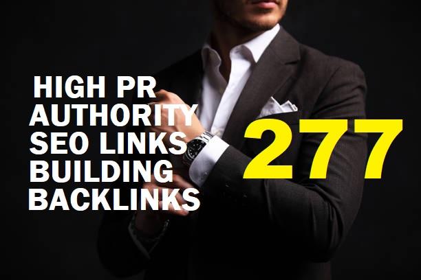 Do 277 Powerful High Pr Authority SEO Link Building B...