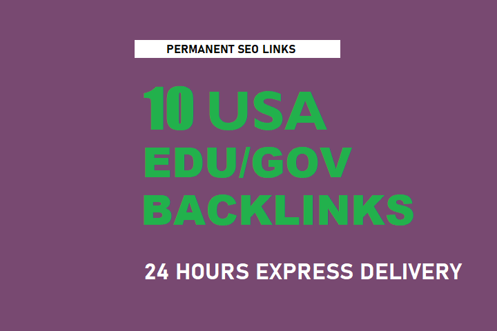 Build 10 USA Based EDU/GOV High Authority SEO Backlin...