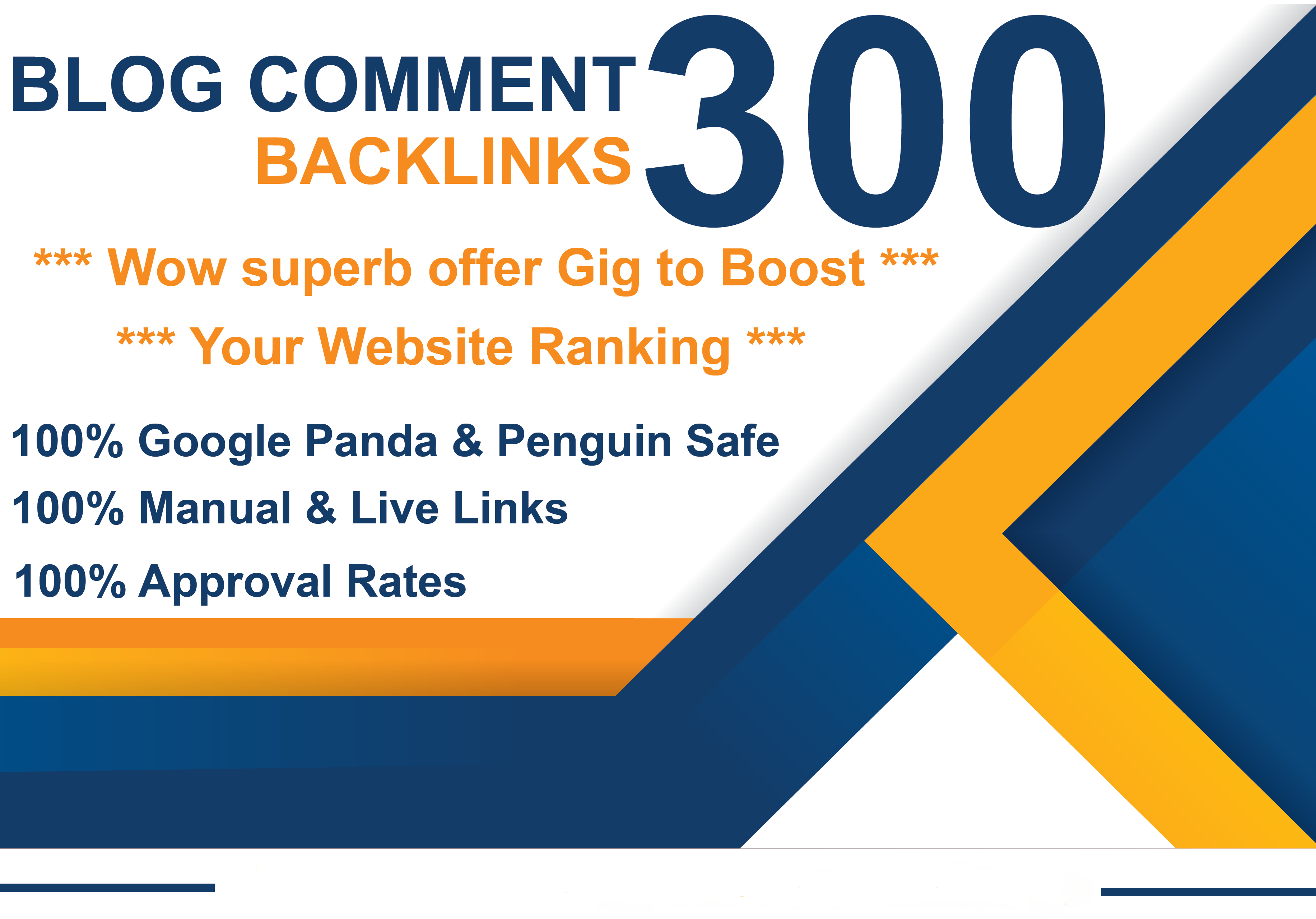 I make 300 backlinks with unique sites and high Domai...