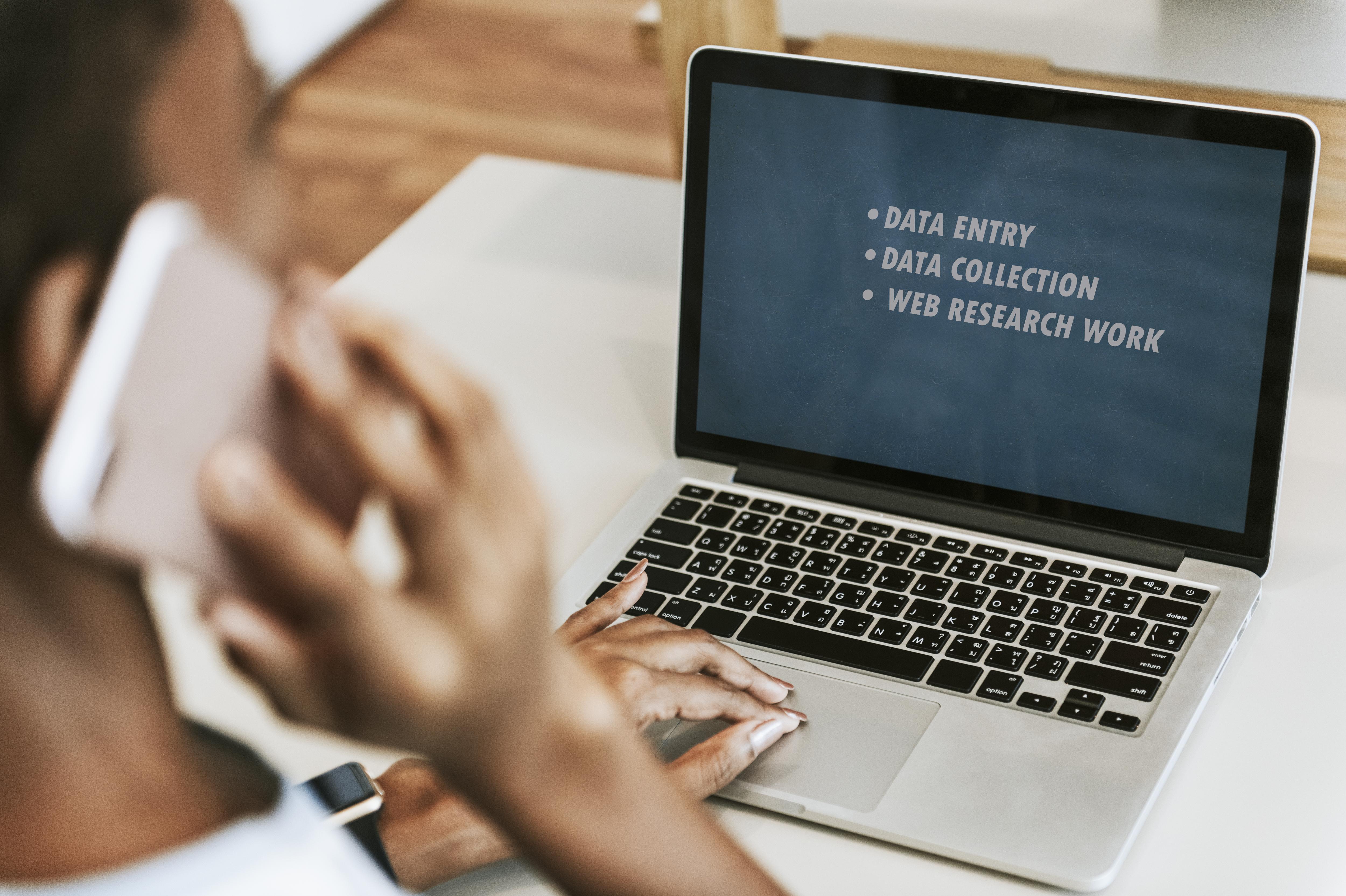 Do Data Entry, Data Collection, Web Research