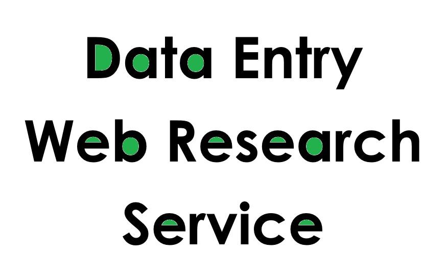I Can Do Any Kind Of Completed Data Entry, Web Resea...
