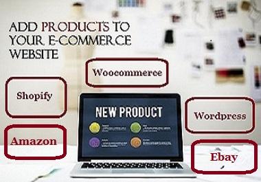 Add 20 Products Descriptions with Images to E-Commerc...