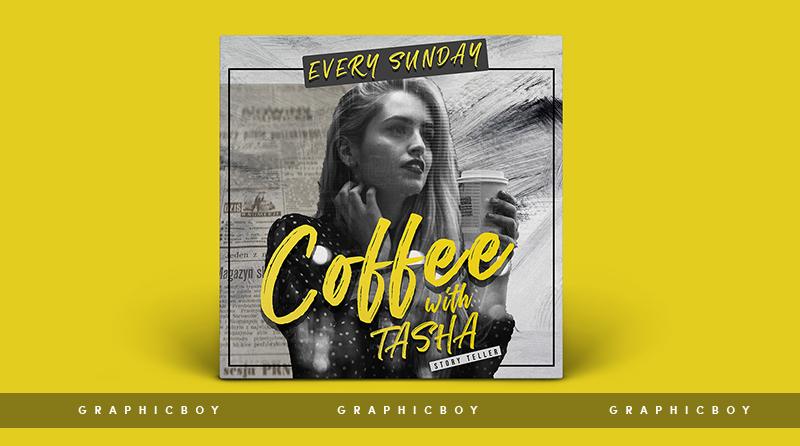 I will design podcast cover artwork