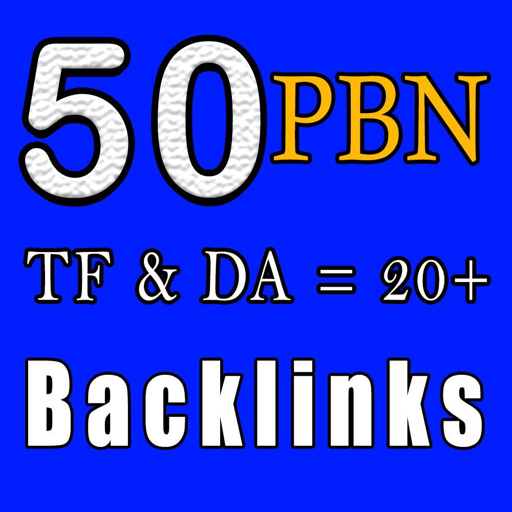 Boost Your Website Ranking With 50 DA 20+ PBN Backlin...