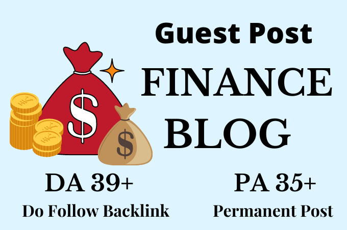 I will do guest post in da 39 finance blog