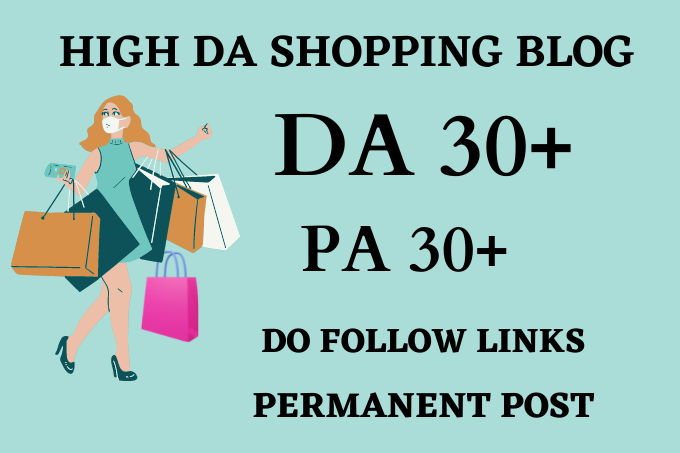 I will do guest post on da54 shopping blog with dofol...