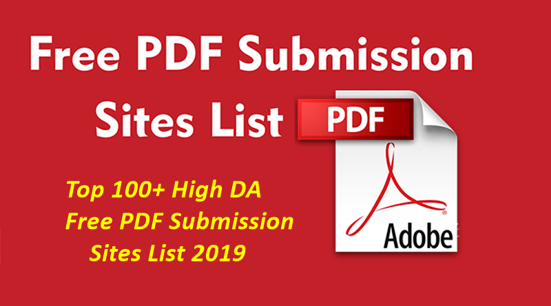 Manually SUBMIT Your PDF Doc. To 10 Sharing Sites on ...