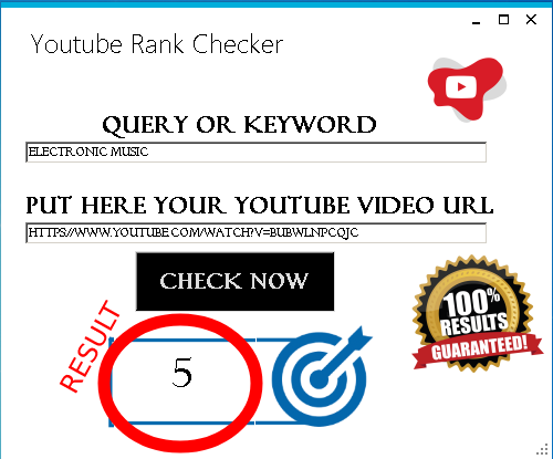 Youtube Video Rank Checker Software Bot