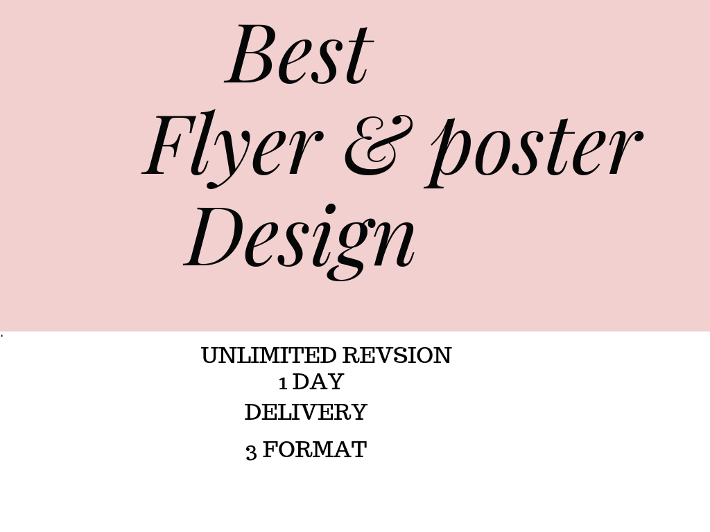 I'll design awesome business flyer