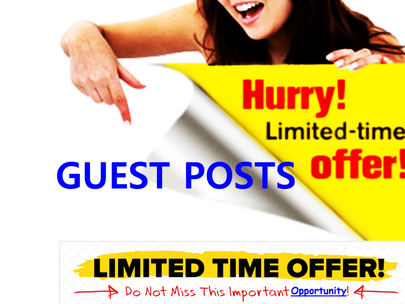 Write and Publish 5 Guest Posts on DA 80 Plus Permane...