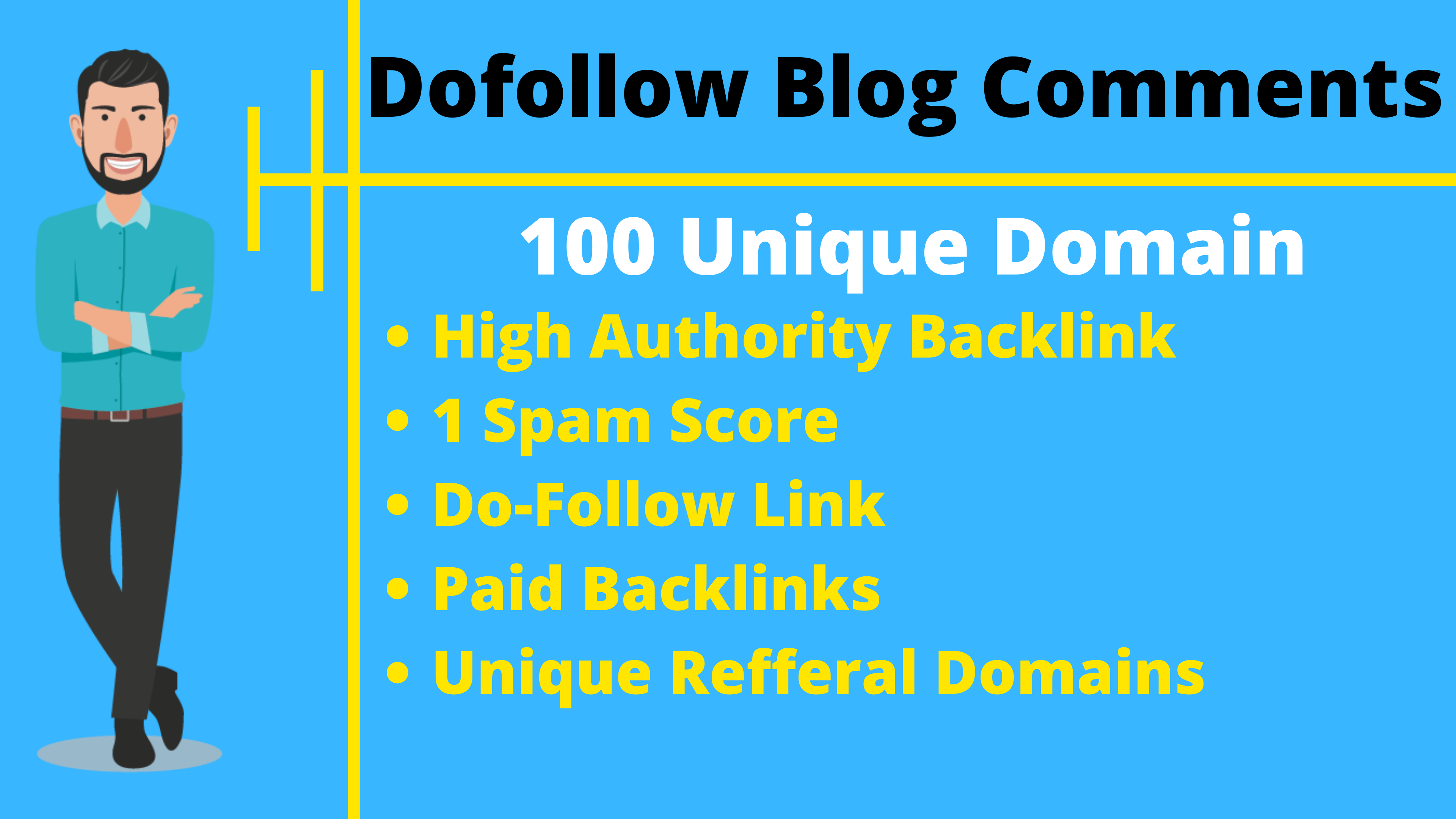 Manually create 100 dofollow blog comments SEO backli...