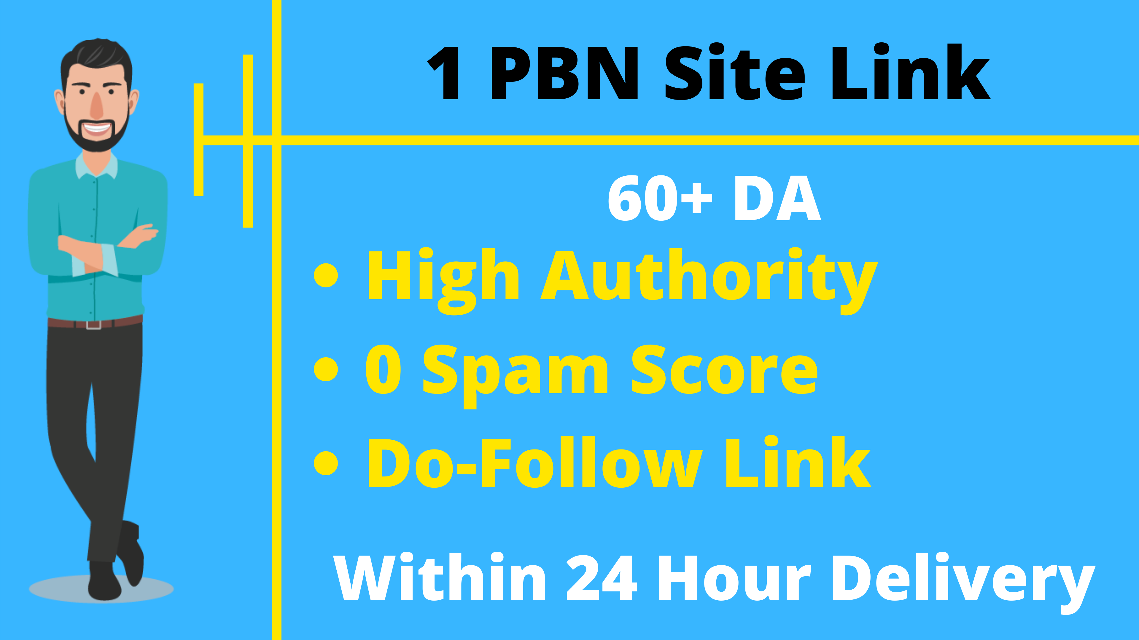 1 PBN Site Dofollow Backlink 60+ DA High Authority SE...
