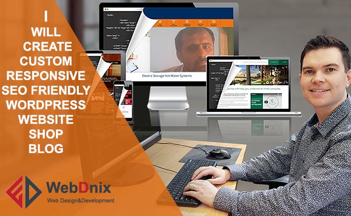I will create, build wordpress website from scratch