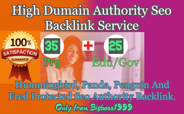 35 Pr9 + 25 Edu/Gov High SEO Authority Backlinks - Fi...